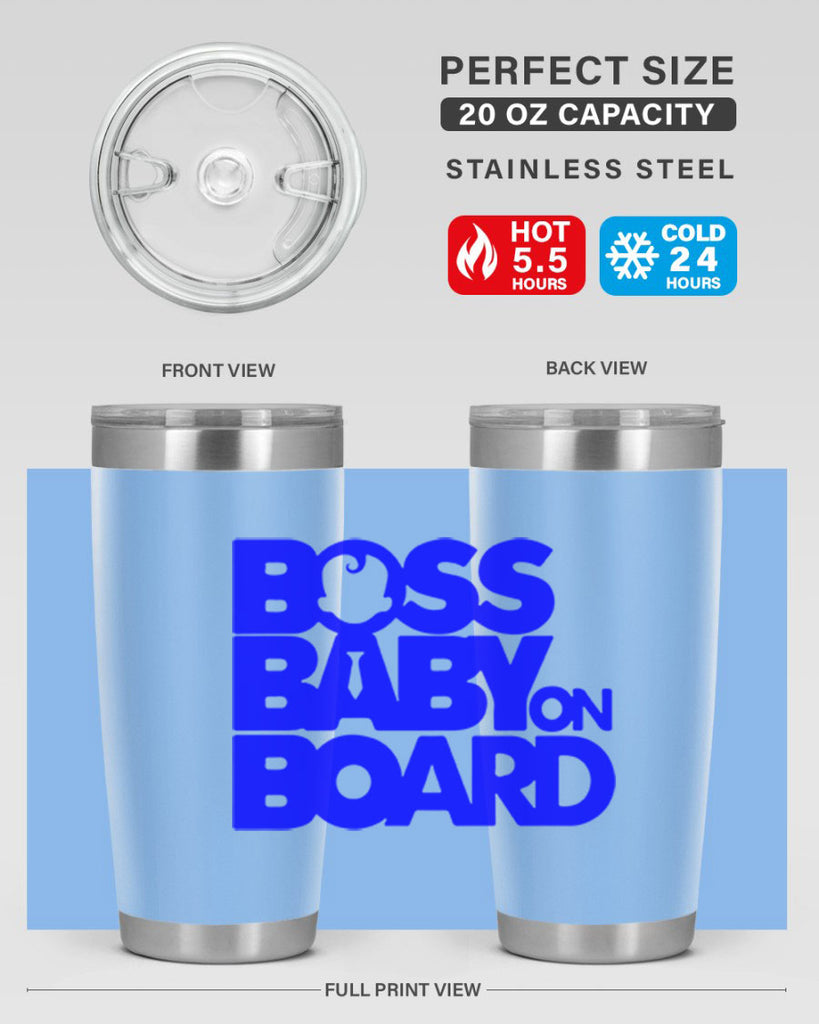 Boss Baby On Board 2#- black words phrases- Cotton Tank
