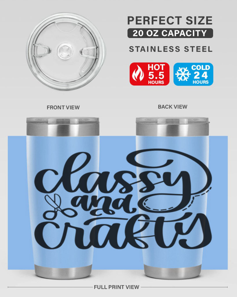 Classy And Crafty 43#- crafting- Tumbler