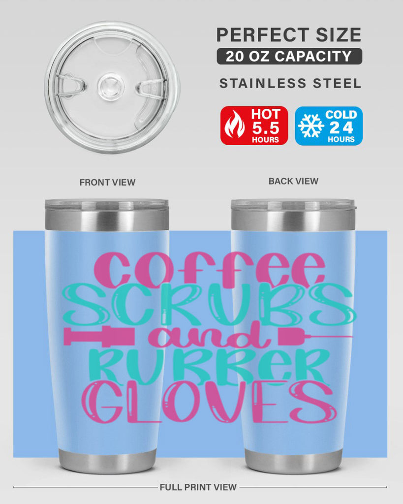 Coffee Scrubs And Rubber Gloves Style Style 210#- nurse- tumbler