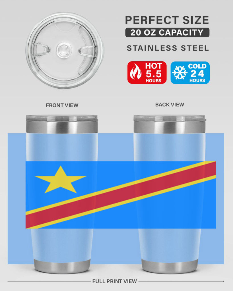 Congo Democratic Republic of the 159#- world flags- Tumbler