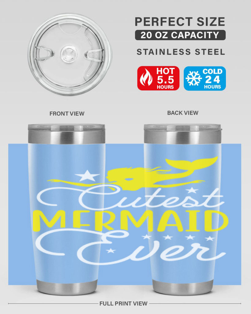Cutest Mermaid Ever 92#- mermaid- Tumbler