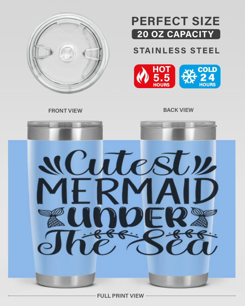 Cutest Mermaid Under The Sea 108#- mermaid- Tumbler