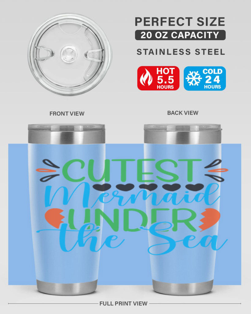 Cutest Mermaid Under The Sea 109#- mermaid- Tumbler