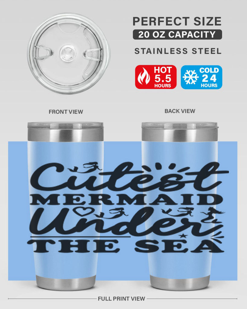 Cutest Mermaid Under the Sea 106#- mermaid- Tumbler