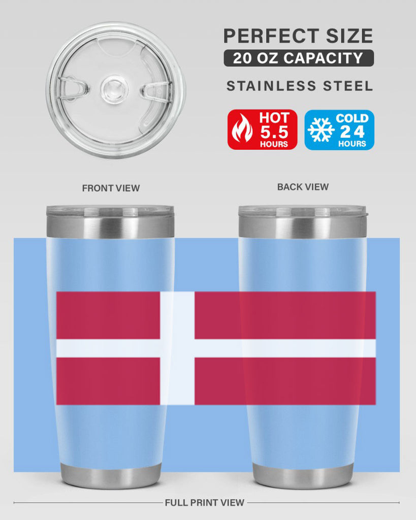 Denmark 151#- world flags- Tumbler