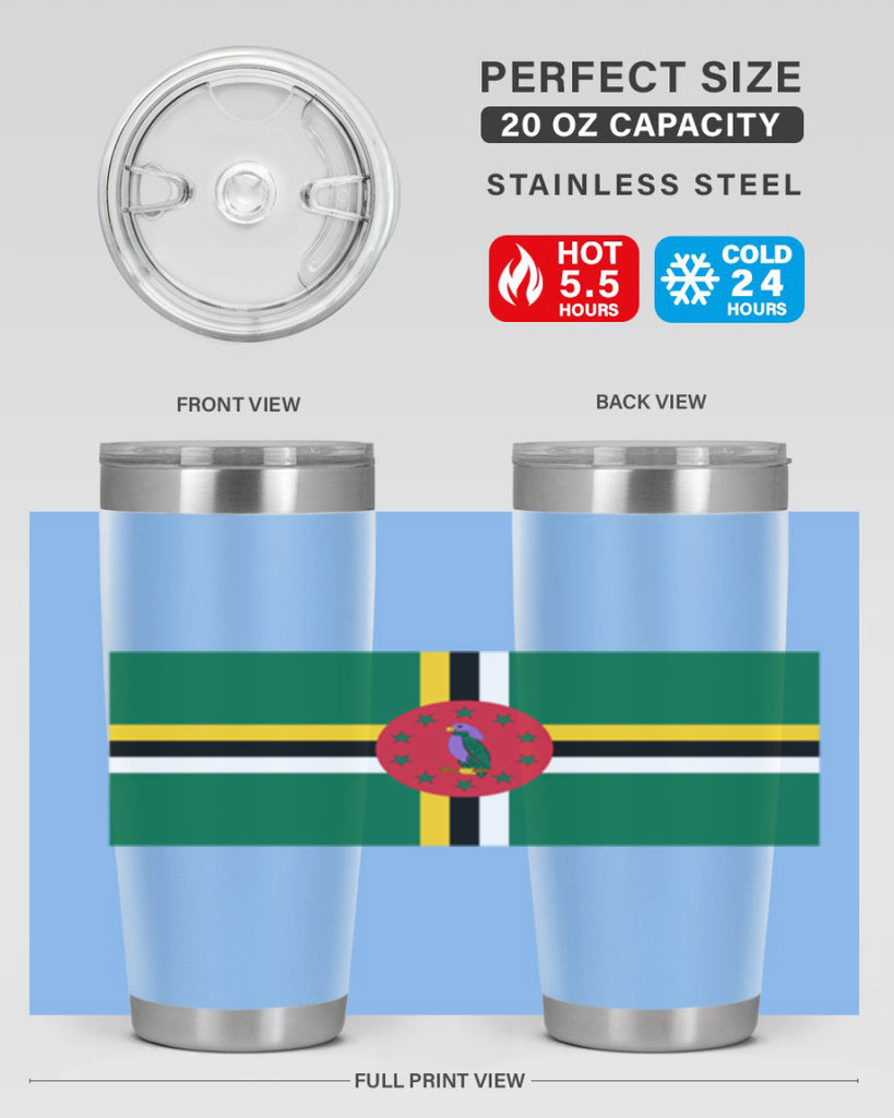 Dominica 149#- world flags- Tumbler