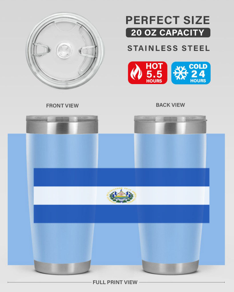 El Salvador 145#- world flags- Tumbler