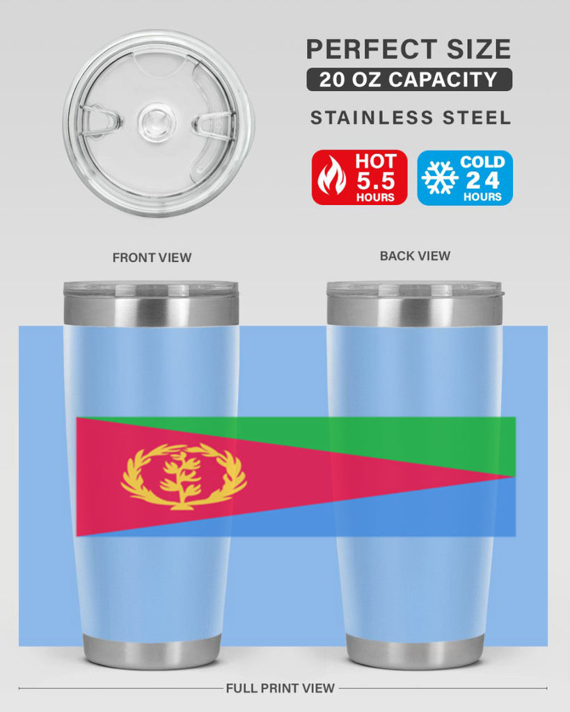 Eritrea 143#- world flags- Tumbler