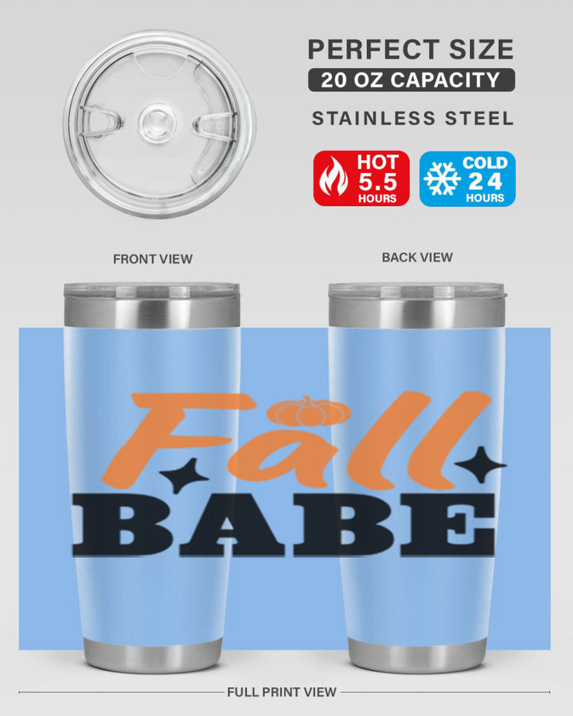 Fall Babe 89#- fall- Tumbler