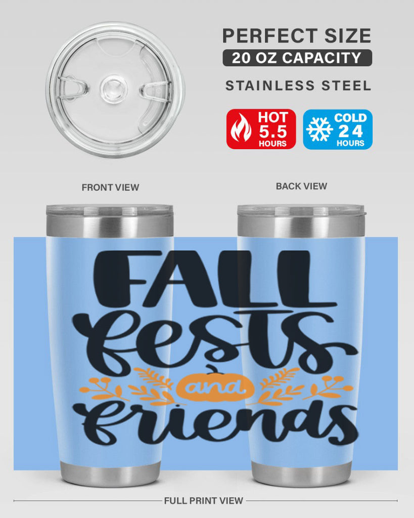 Fall Fests And Friends 484#- fall- Tumbler