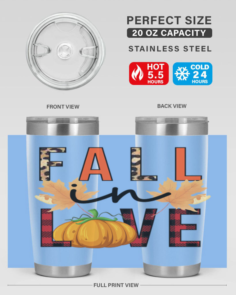 Fall in Love 104#- fall- Tumbler