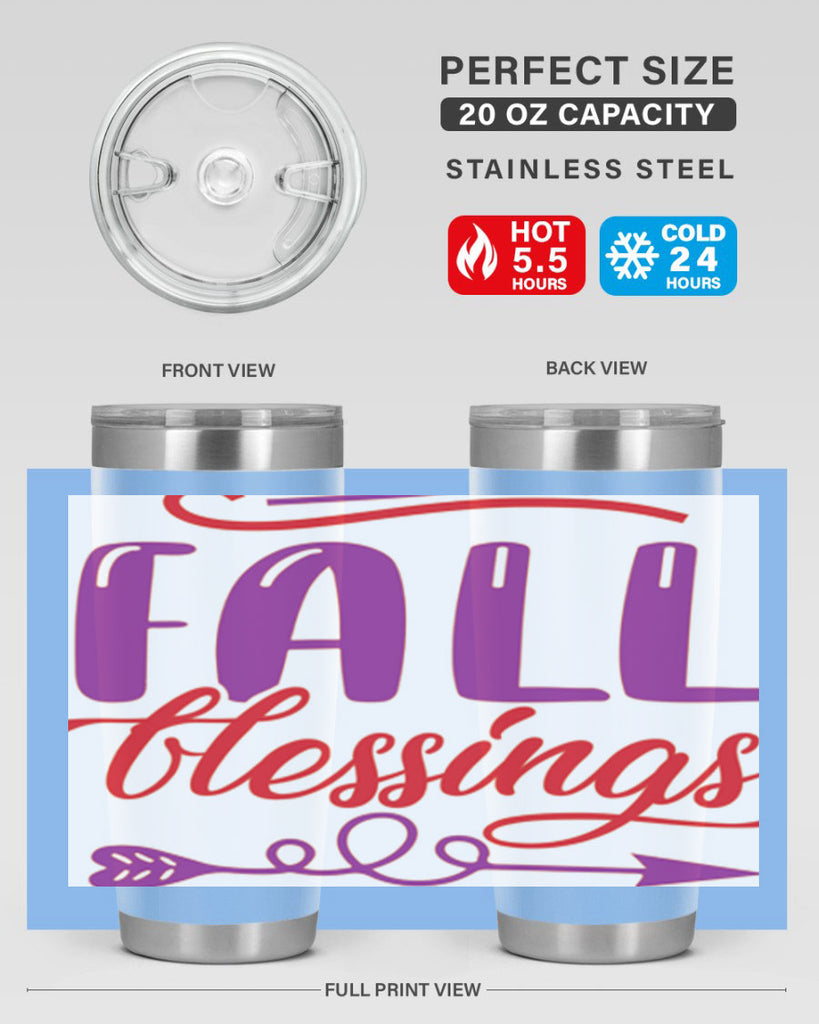 FallBlessingsdesign 146#- fall- Tumbler