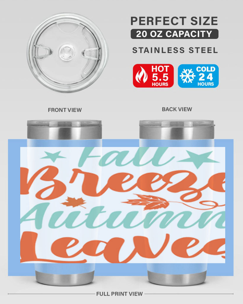 FallBreezeAutumnLeaves 147#- fall- Tumbler