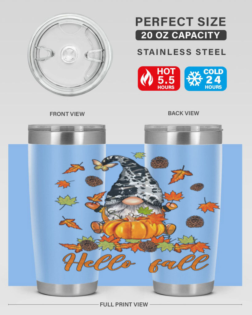FallGnomeHelloAutumn 150#- fall- Tumbler