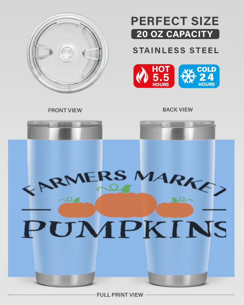 Farmers Market Pumpkins 178#- fall- Tumbler