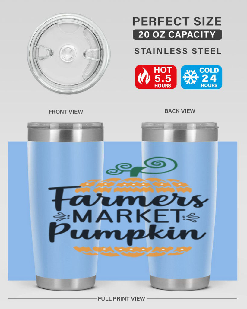 Farmersmarketpumpkin 179#- fall- Tumbler