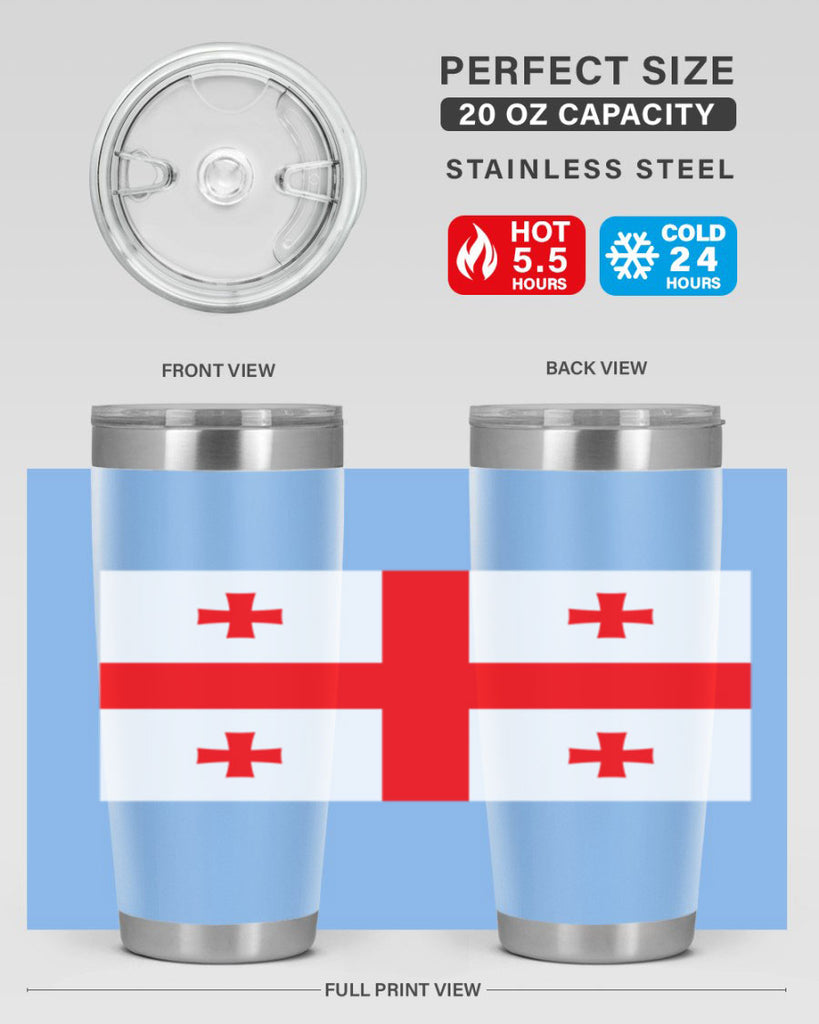 Georgia 134#- world flags- Tumbler