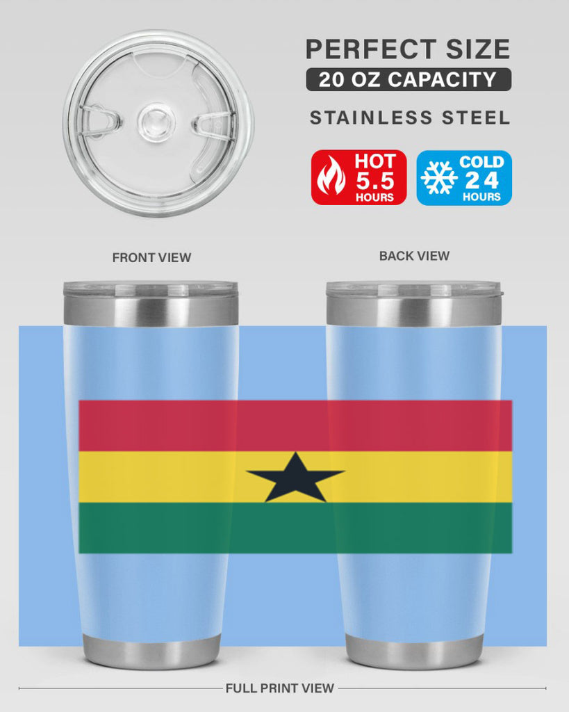 Ghana 132#- world flags- Tumbler