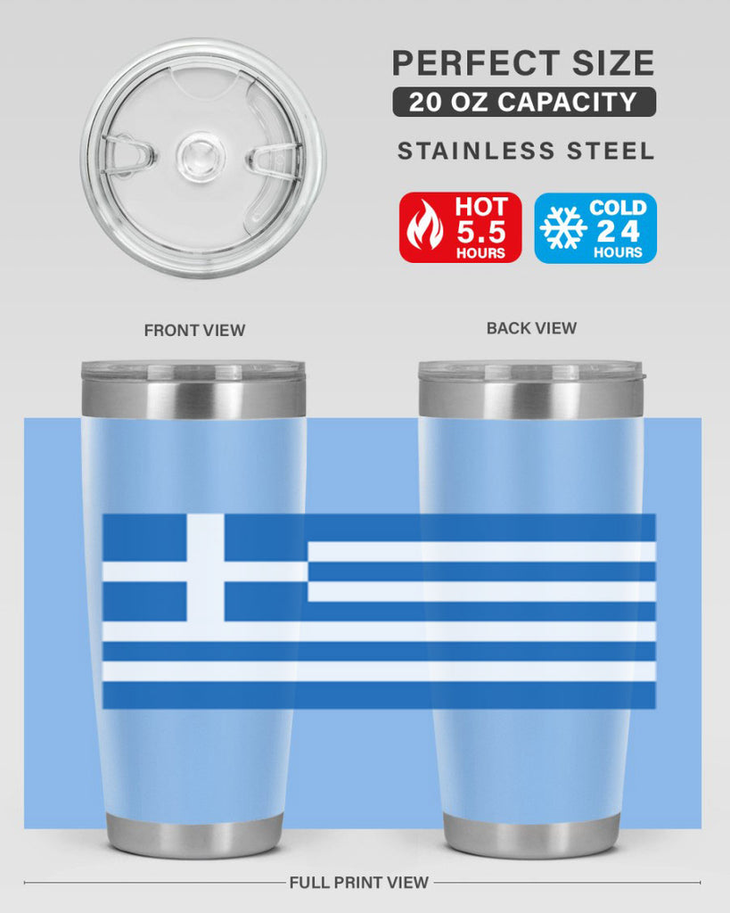Greece 131#- world flags- Tumbler