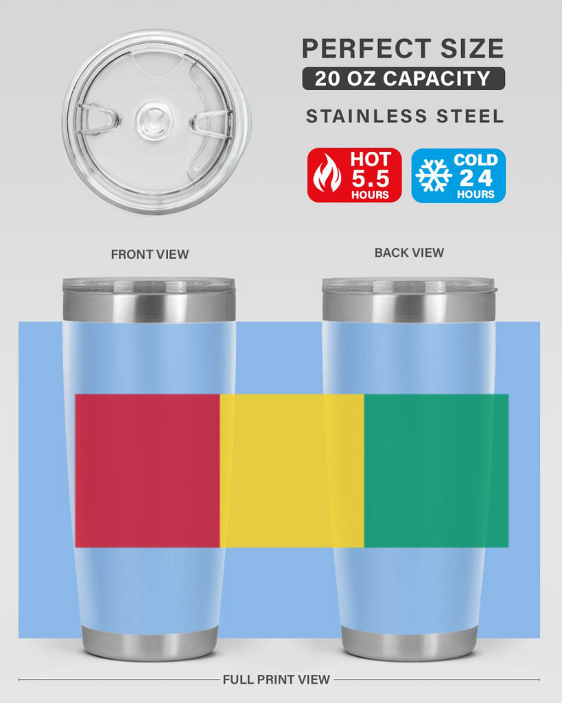 Guinea 127#- world flags- Tumbler