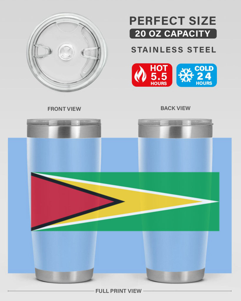 Guyana 126#- world flags- Tumbler