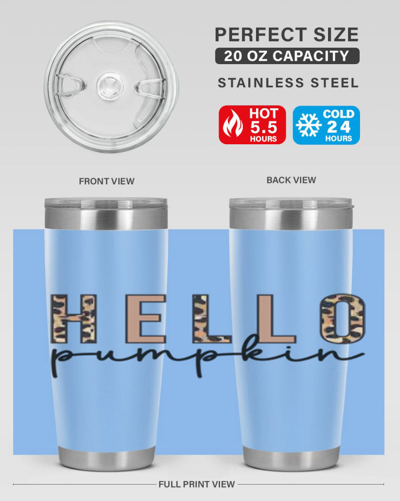Hello Pumpkin Fall 291#- fall- Tumbler