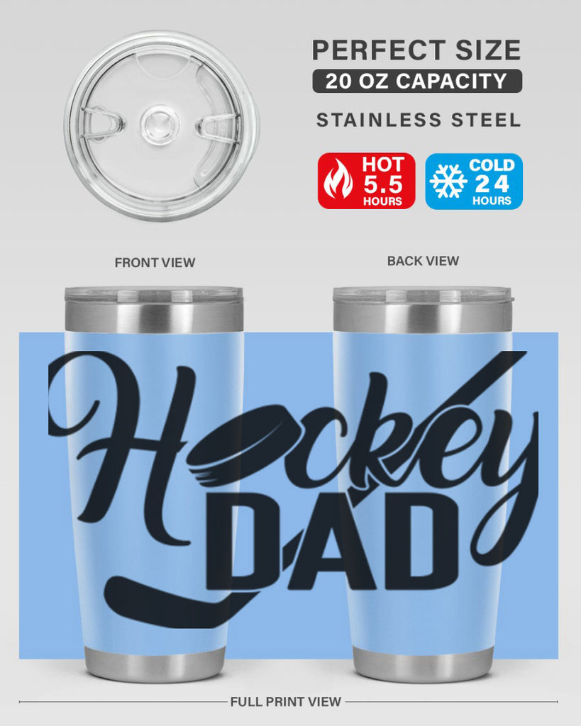 Hockey dad 1188#- hockey- Tumbler