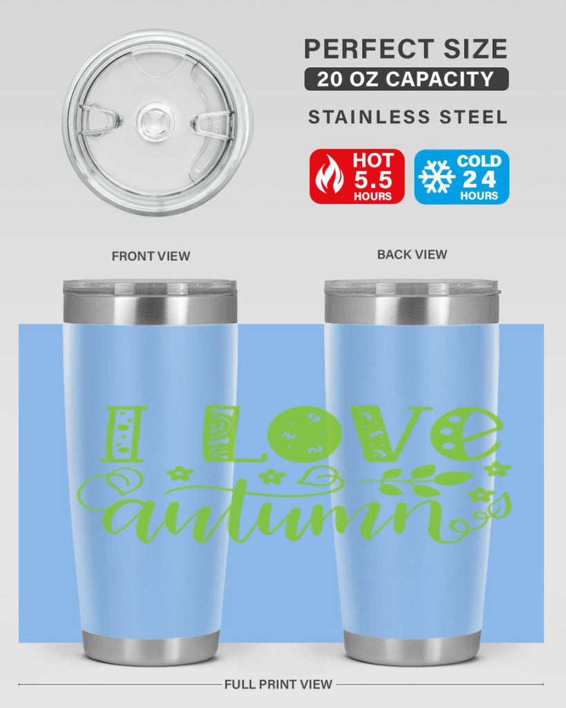I Love Autumn 325#- fall- Tumbler