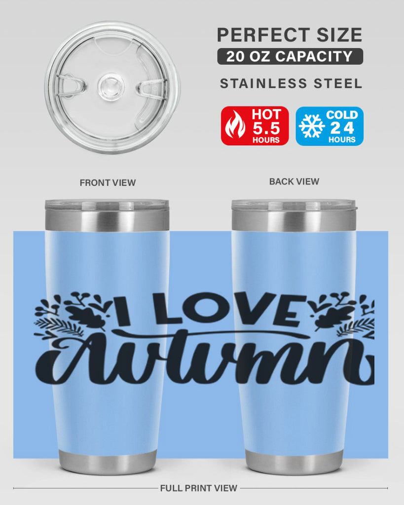 I Love Autumn 497#- fall- Tumbler