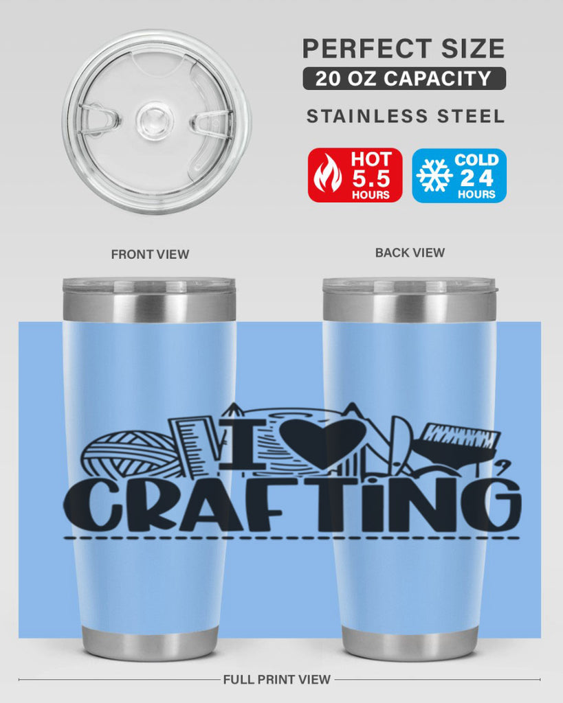 I Love Crafting 20#- crafting- Tumbler