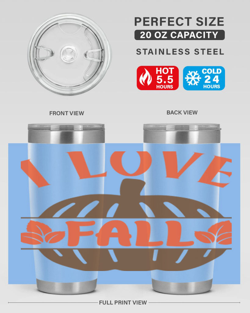 I Love Fall 337#- fall- Tumbler