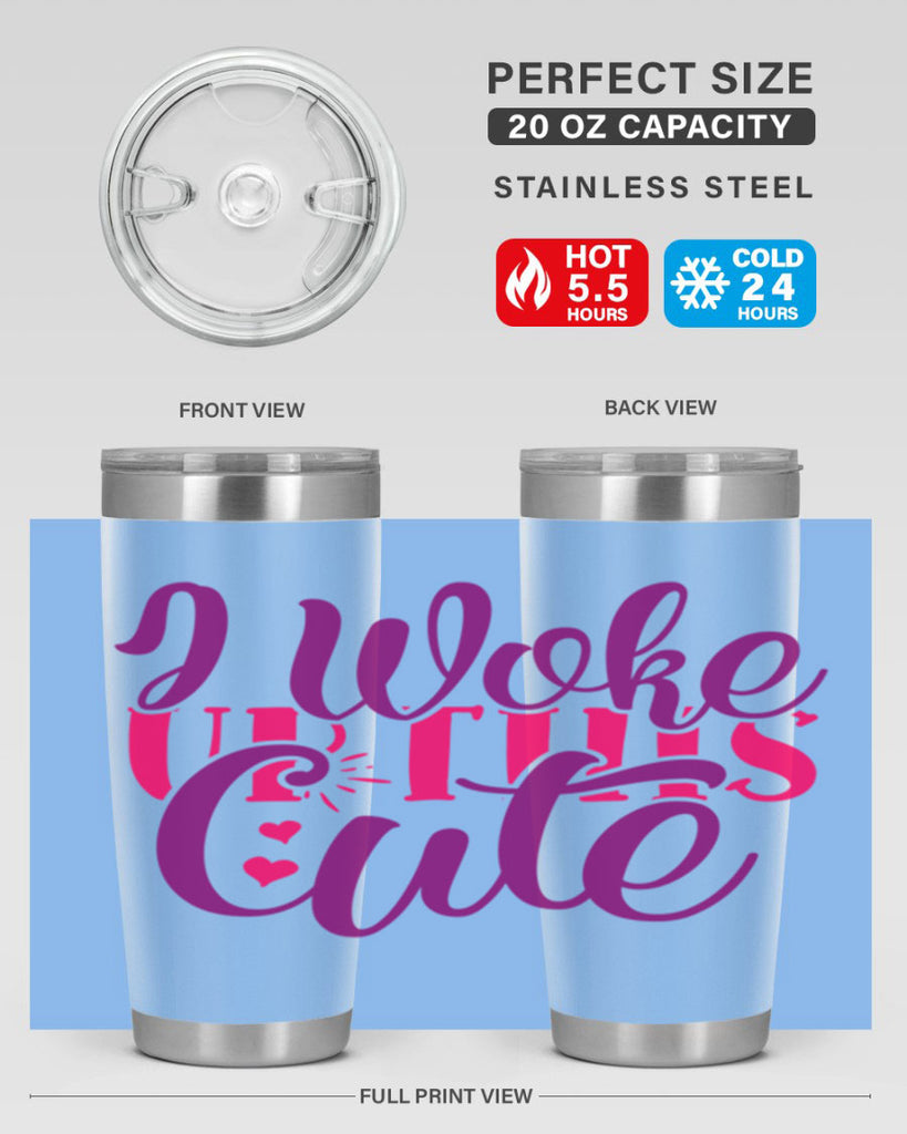 I Workup This Cute Style 243#- baby- tumbler