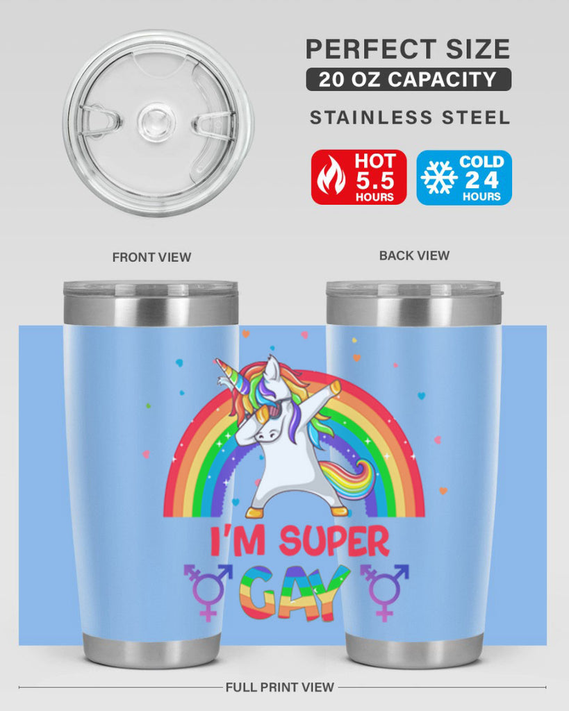 IM Super Gay Lgbt Pride Unicorn Png 44#- lgbt- Tumbler