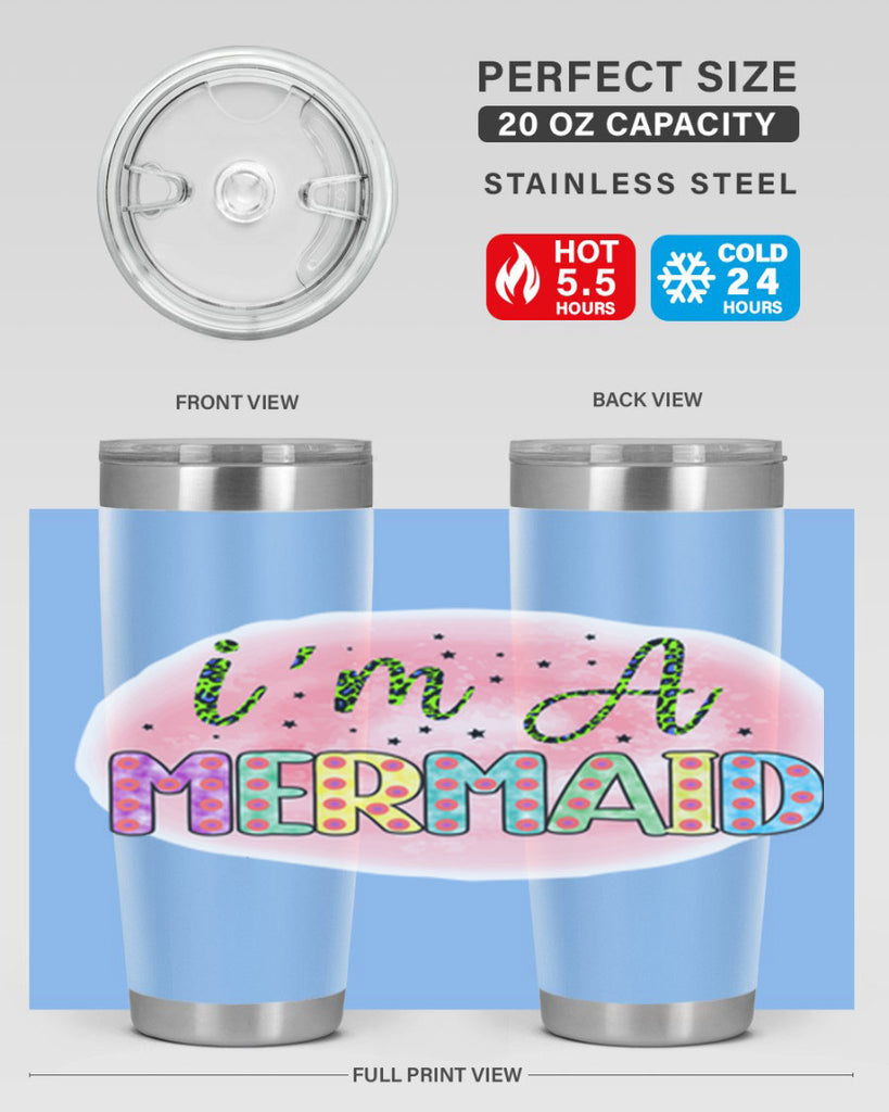 Im A Mermaid 255#- mermaid- Tumbler