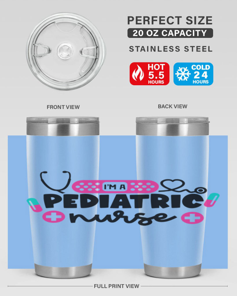 Im A Pediatric Nurse Style Style 154#- nurse- tumbler