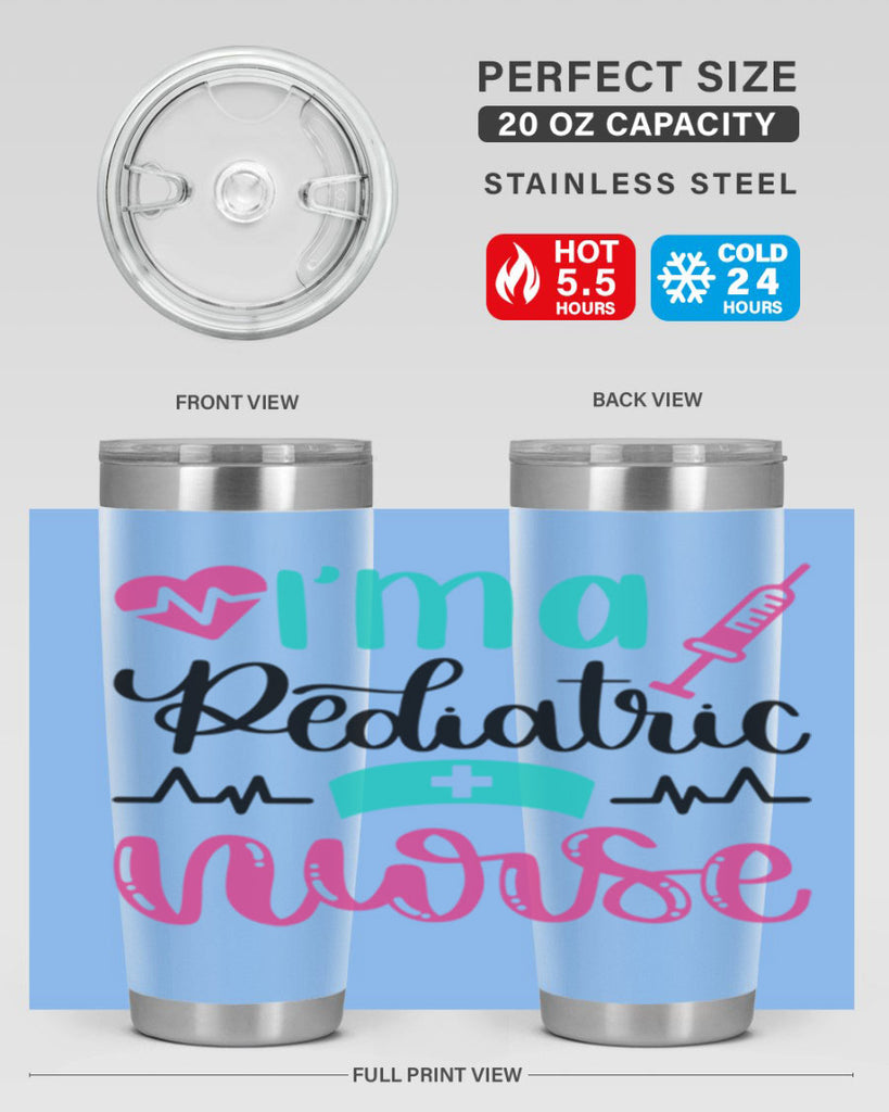 Im A Pediatric Nurse Style Style 155#- nurse- tumbler