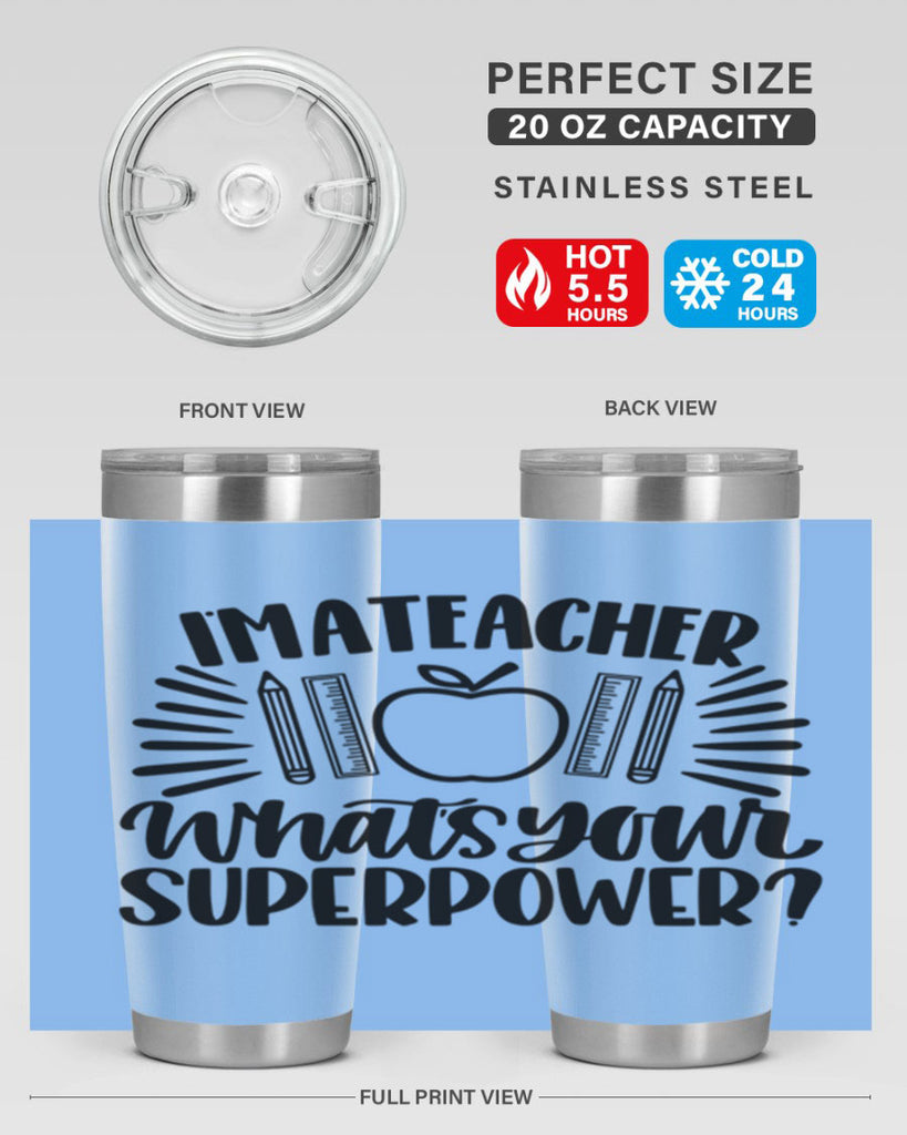 Im A Teacher Whats Your Style 72#- teacher- tumbler
