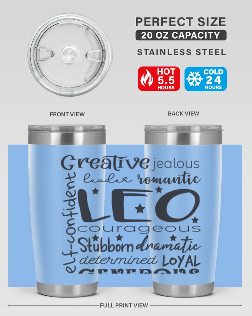 Leo 568#- zodiac- Tumbler