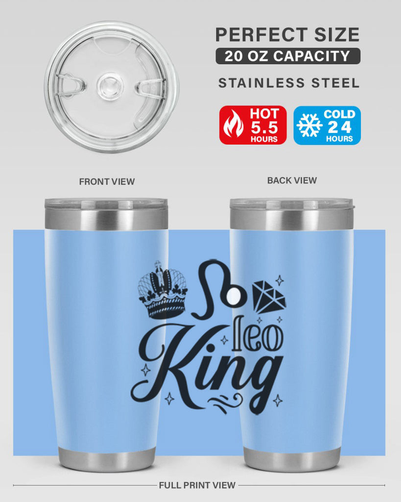 Leo king 290#- zodiac- Tumbler