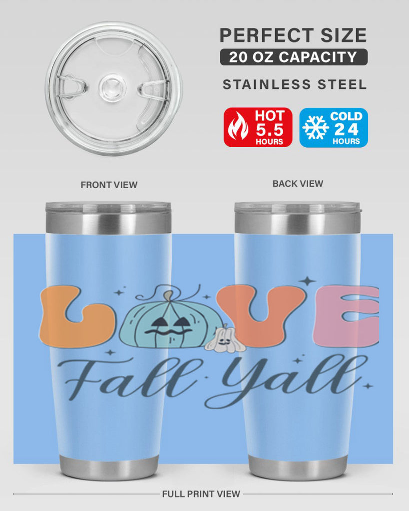 Love Fall Yall 413#- fall- Tumbler