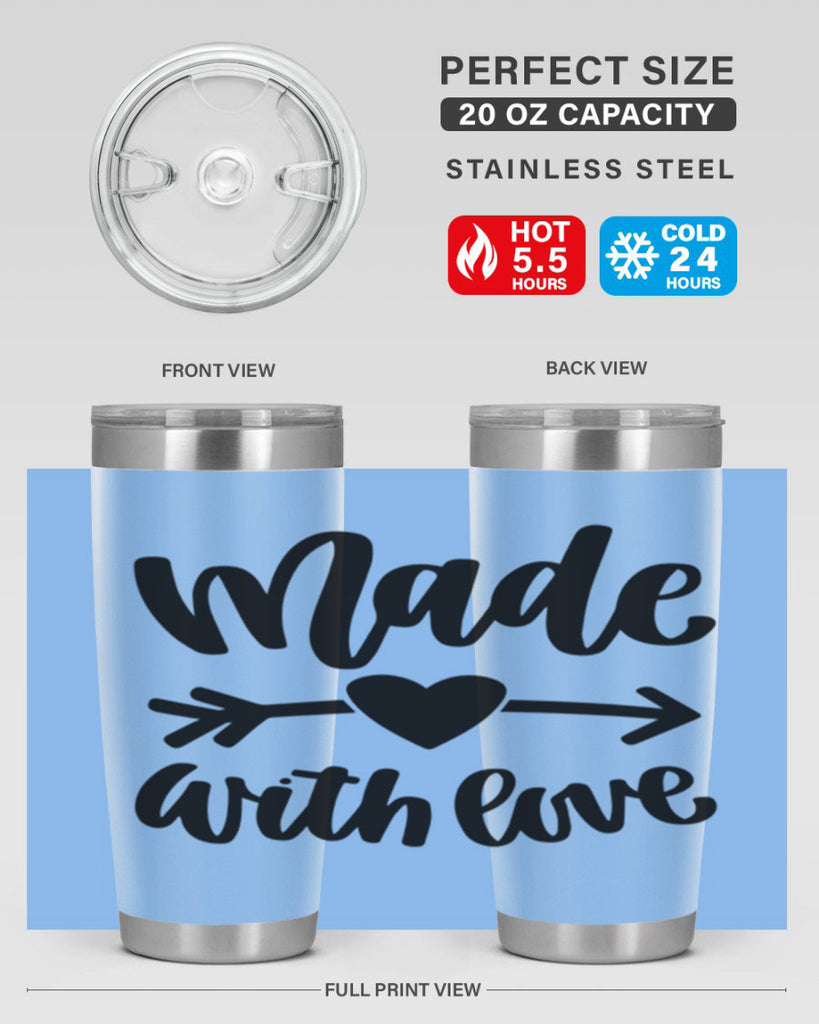 Made With Love Style 52#- baby- tumbler