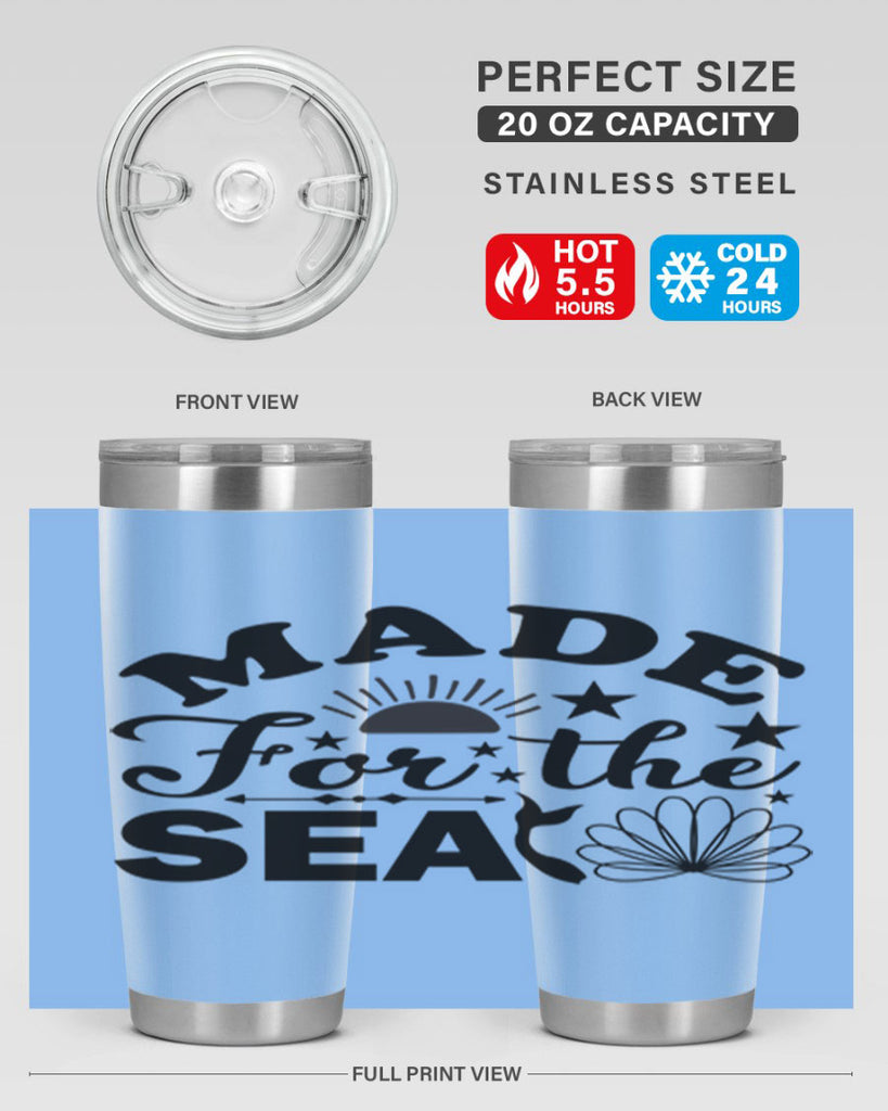 Made for the Sea 308#- mermaid- Tumbler