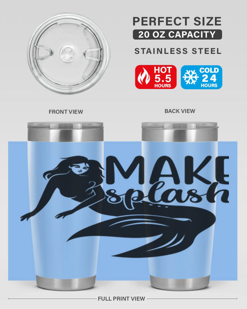 Make splash 315#- mermaid- Tumbler