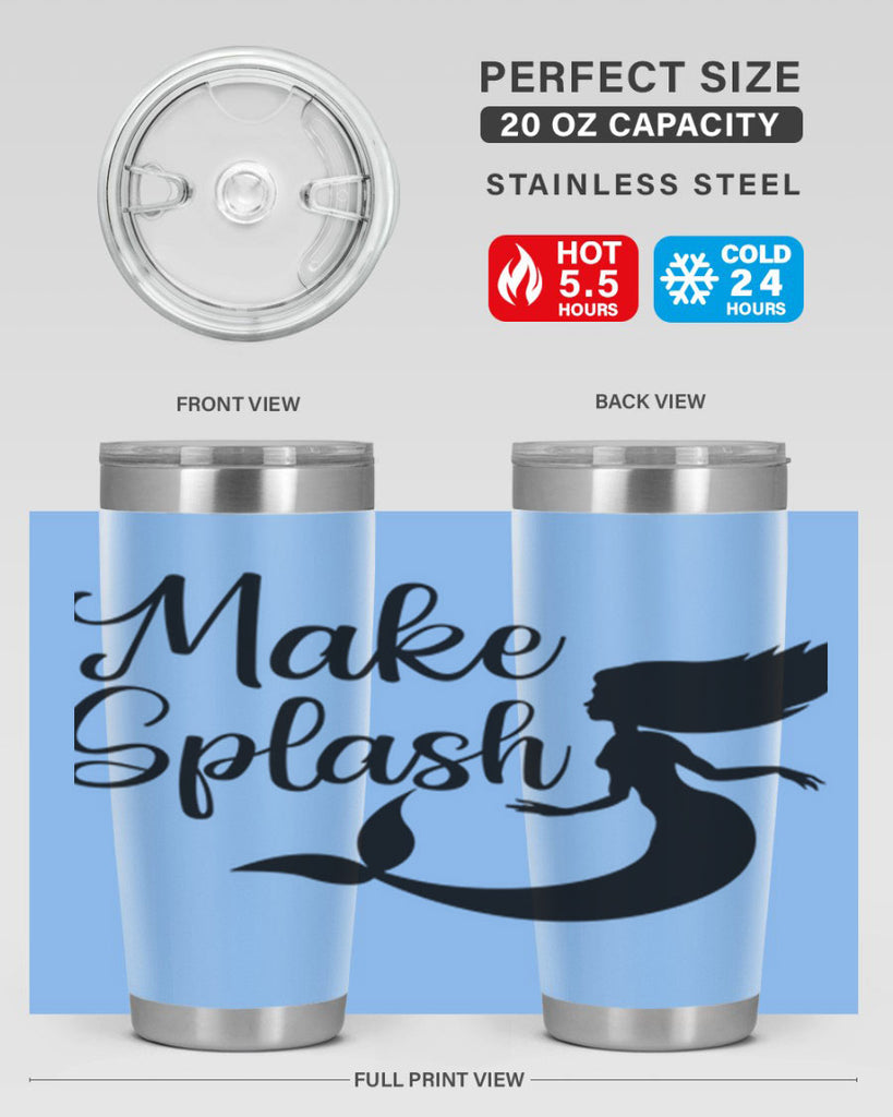 Make splash 316#- mermaid- Tumbler