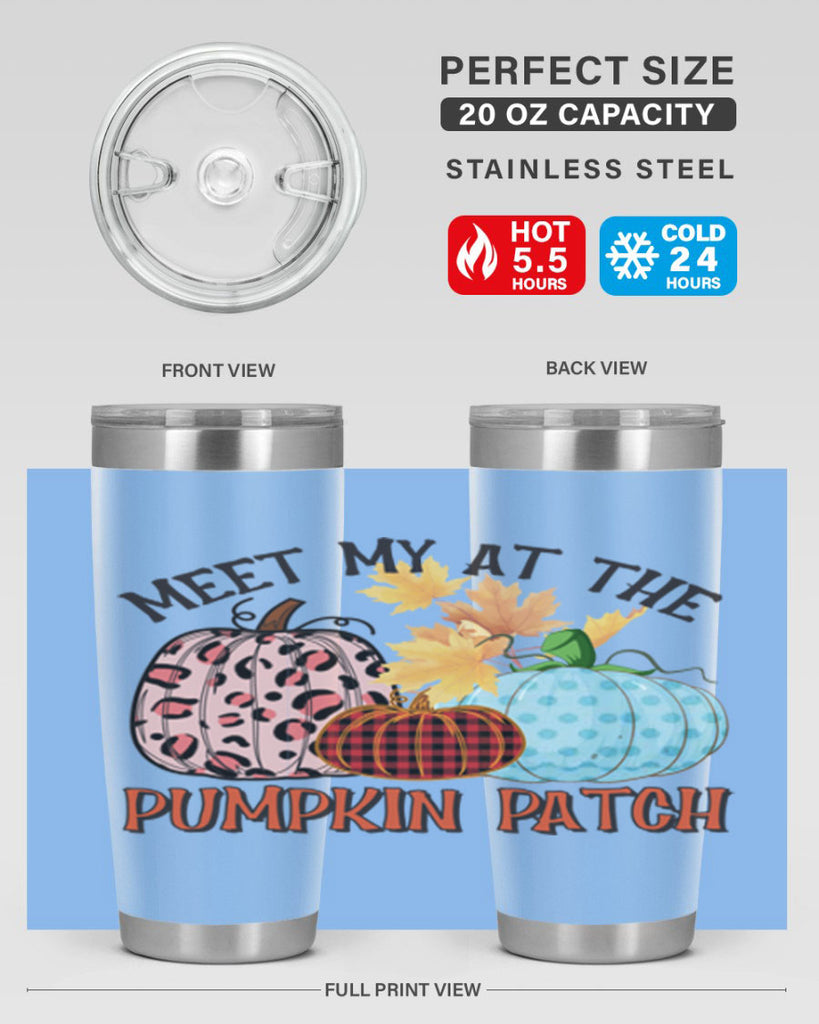 Meet My at the Pumpkin Patch 425#- fall- Tumbler