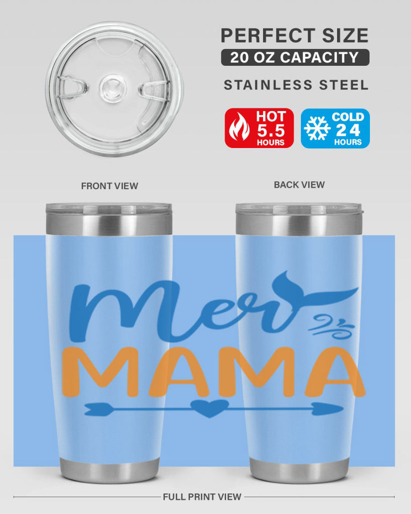 Mer Mama 330#- mermaid- Tumbler