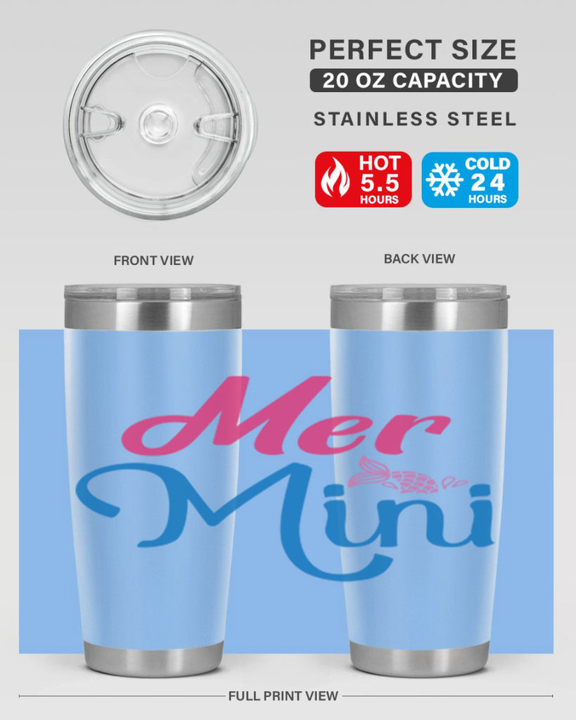 Mer Mini 340#- mermaid- Tumbler