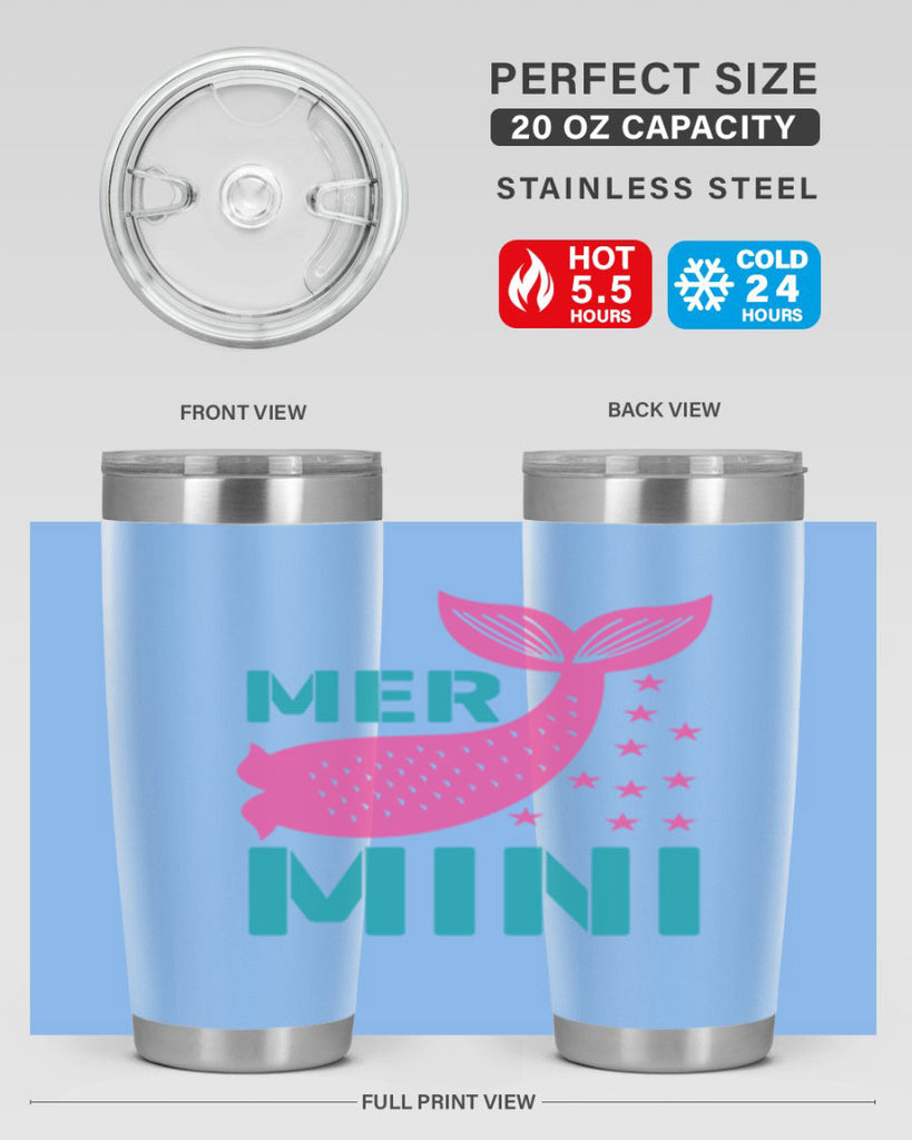 Mer Mini 341#- mermaid- Tumbler