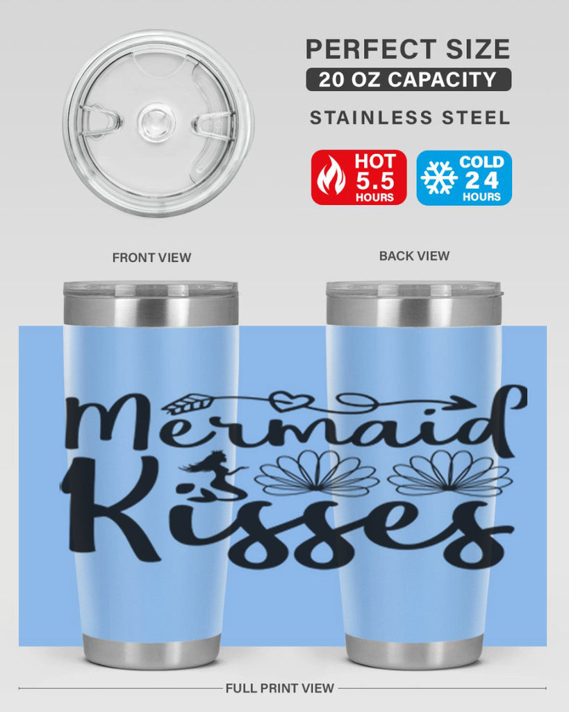 Mermaid Kisses design 427#- mermaid- Tumbler