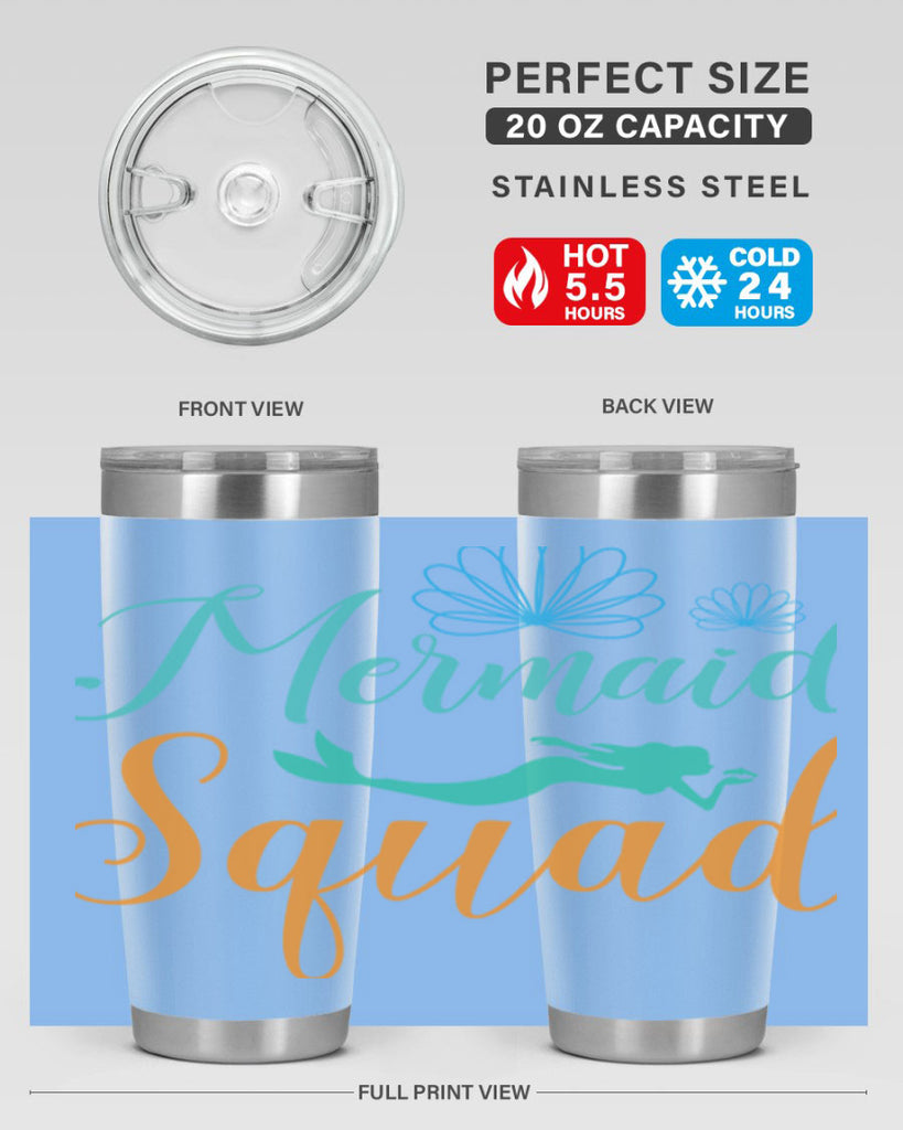 Mermaid Squad Design 449#- mermaid- Tumbler